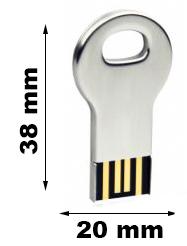 8 Werktage ab Druckfreigabe; USB-Modell: KEY-Mini Der USB-Mini-Key hat eine glänzende, leicht gebürstete Oberfläche und wird mit einer Lasergravur veredelt.