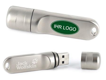 Der USB-Metall-Stick lässt sich mit Ihrem Werbemotiv per Lasergravur oder Siebdruck personalisieren. Dadurch erhalten Sie ein langlebiges und kratzfestes Werbemittel mit individuellem Logodruck.
