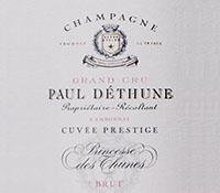 Paul Déthune Cuvée Prestige Princesse des Thunes Pinot Noir kombiniert mit Chardonnay in Perfektion.