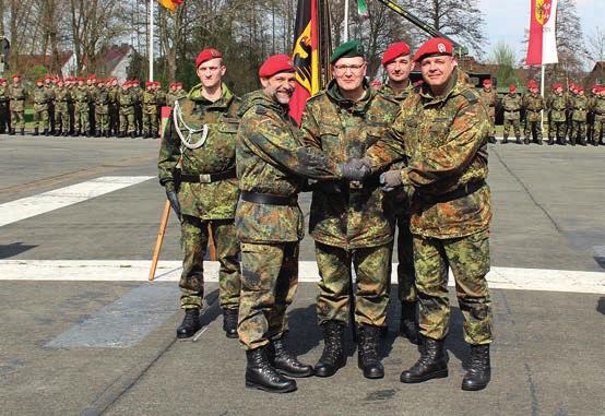 Die Kommandoübergabe Im Rahmen eines Bataillonsappells in der Herzog-von-Braunschweig Kaserne wurde am Donnerstag, den 30.