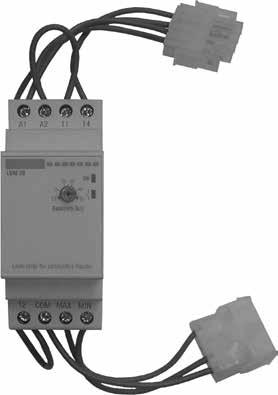 Set Niveauelektrodenrelais 2 V Anwendungen Zubehör für Schaltschränke Baureihe KSL Technische Daten Elektrodenrelais zur Verwendung von Tauchsonden als Trockenlaufschutz Spannungsversorgung: 1 x 2 V