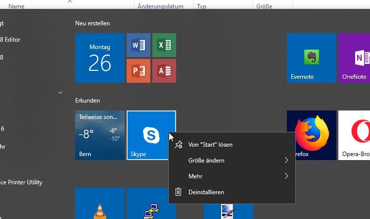 Start Menu Windows 10 / Modul 1 - Grundlagen Start Menu Start