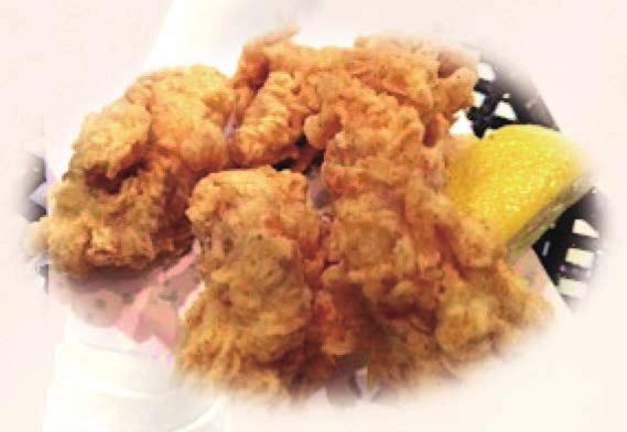 Art Japanese deep-fried chicken KAKI FRY 9,00 Frittierte Austern  Art