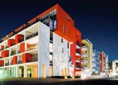 Gebäudekomplexe mit rund 430 Wohnungen realisiert.