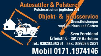 Barleben Telefon/Fax 039203.60036 Mobil 0172.3923461 A M ANDREAS MÜLLER Schulstraße 9 39179 Barleben Tel.