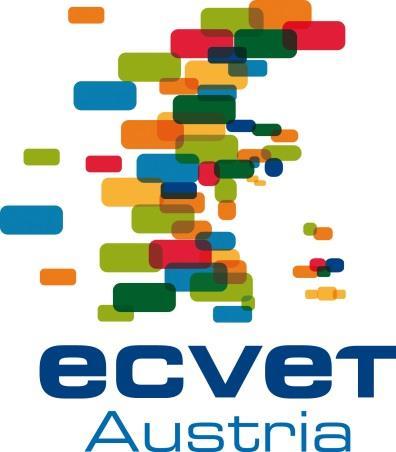 ECVET European Credit System for Vocational Education and Training Verwendung von ECVET Elementen steigert die Qualität der Mobilitätsprojekte