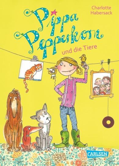 Aber vor allem weiß Pippa eines ganz genau: Wie man traurige Freunde glücklich macht. Pippa Pepperkorn, Band 2: Pippa Pepperkorn und die Tiere ISBN 978-3-551-65312-3 In der Schule sind Haustierwochen!