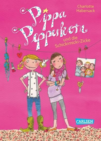 Pippa Pepperkorn, Band 3: Pippa Pepperkorn und die Schickimicki-Zicke 128 Seiten, Hardcover, gebunden ISBN 978-3-551-65313-0 Pippa Pepperkorn bekommt Besuch. Von Xenia.