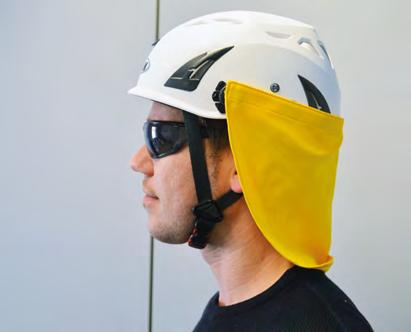 Schutzmaßnahmen Kopfschutz In den meisten Arbeitsbereichen auf dem Bau muss zum Schutz vor