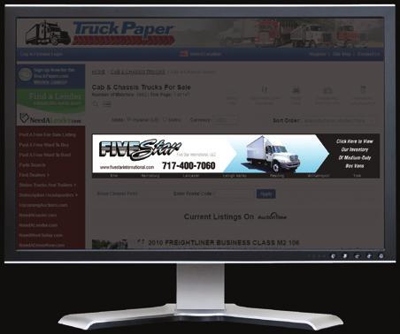 Stammkunden werden in der Händlerdatenbank aufgeführt und haben die Möglichkeit Ihre eigene Webseite von TruckPaper.com gestaltet zu bekommen.