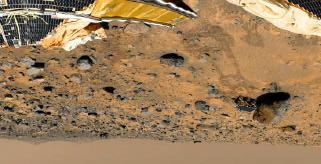 PATHFINDER-Station auf die Marsoberfläche, Landung am 4.7.