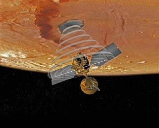 Bildnummer: ma023-08 Mars Reconnaissance Orbiter kann Wasser in