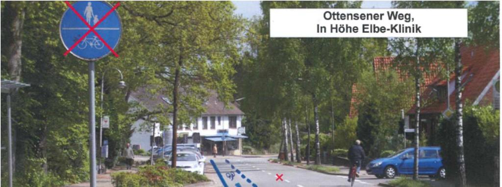 PGV Stadt Buxtehude, Radverkehrskonzept 2013 Ergebnisbericht 97 von 148 o Durch diese Maßnahme ist eine zusätzliche Verkehrsberuhigung zu erwarten und Kfz-Geschwindigkeiten können reduziert werden.