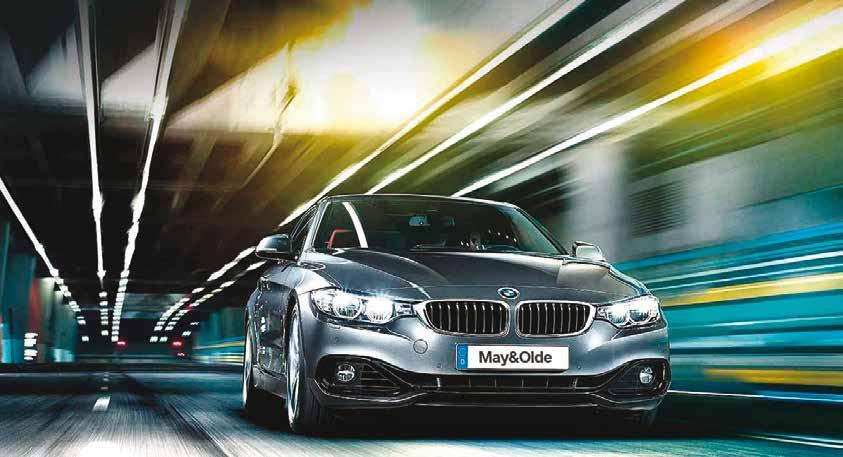 28 Titelthema Der neue BMW 4er www. mayundolde.de Freude am Fahren ÄSthEtik, DiE BEWEgt. Das neue BMW 4er Coupé. Ab 21. September bei uns.