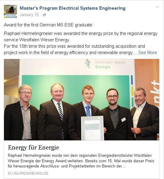 08.06.2016 Vorstellung MS ESE Mertsching First German Alumnus Go MS ESE Prof. Dr.-Ing.