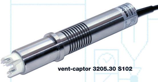 Strömungsmesser für Druckluft bis 10 bar Der vent-captor ist ein Massendurchflussmesser.