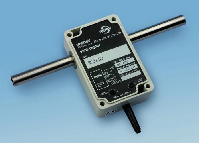 100 C Inline-Geräte für kleine Rohrdurchmesser Erfassung geringer Durchflussmengen Edelstahl-Sensorrohr Die Sensorrohre