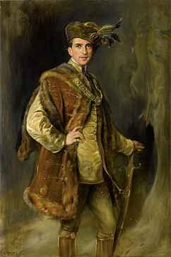 1232 1232 JOSEF ARPAD VON KOPPAY Wien 1859-1921 Bad Gastein Porträt eines ungarischen Magnaten Unten links