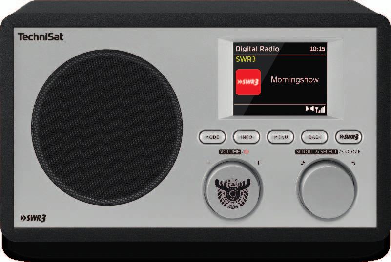 DIGITRADIO 303 SWR3 Edition Unendlich viel gute Musik aus der Heimat und der ganzen Welt: Das DIGITRADIO 303 SWR3 Edition bietet direkten Zugang zum beliebten Pop-Radio des Südwestrundfunks und