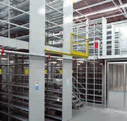 GROSSE ANLAGEN Das System Procoss für Stockregalanlagen und ihre Ausrüstung: Anlagen mit einem oder mehreren Stockwerken mit betret- bzw.