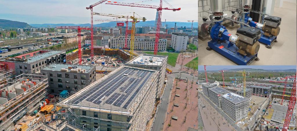 Areal Erlenmatt Ost, Basel: 2017 im Bau Arealüberbauung auf