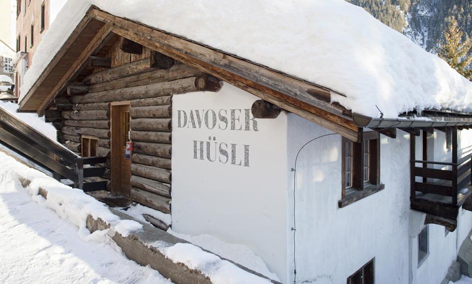 DAVOSER HÜSLI BUDGET Das traditionelle Davoserhüsli ist ein echtes Walserhaus