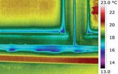 Podstatou je nasnímanie podozrivých miest v interiéri termovíznou kamerou pri prirodzenom tlakovom rozdiele medzi interiérom a exteriérom, následne vytvorením podtlaku v interiéri a opätovným