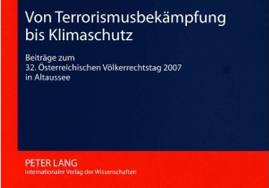 Wissenschaftlicher Aufsatz, in: Von Terrorismusbekämpfung bis Klimaschutz, Beiträge zum