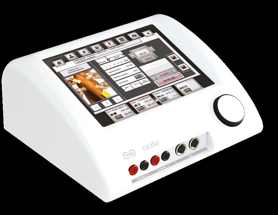 1-Kanal Ultraschalltherapie HandsFree Sono Applikator großer 7 Farb-Touchscreen gleichzeitige