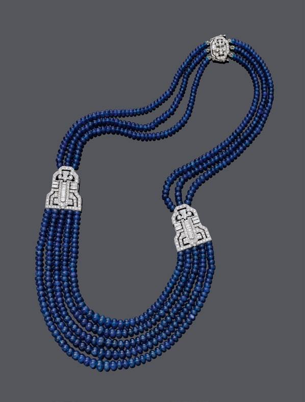 Außergewöhnlich schöne Halskette aus Imperial-Opal in Rechteckform L-46 cm 