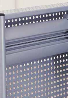 Knürr Dacobas Funktionsschiene - zum Einhängen von Organisationszubehör und Flachbildschirmhaltern - passend für die Produktlinie Knürr Dacobas Material/Oberfläche - Aluminium Strangpressprofil,