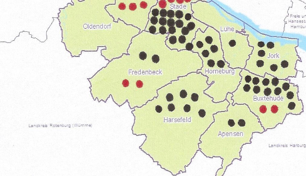 Oldendorf hat kein Angebot, in den anderen Kommunen liegt die Zahl der seniorengerechten Wohnungen zwischen 7 (Nordkehdingen) und 71