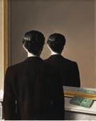 berühmtes Gemälde La Réproduction interdite aus dem Jahre 1937 denken, das jeglicher Logik widerspricht, weil der Mann vor dem Spiegel nicht sein Gesicht, sondern seinen Hinterkopf und seinen Rücken