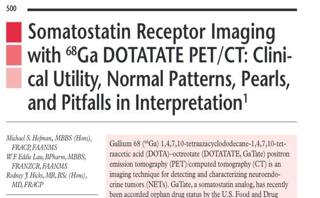 PET-CT für NET Diagnostik Gut differenzierte NET: keinen erhöhten Zuckerstoffwechsel 18 F-FDG PET-CT Gut differenzierte NET: