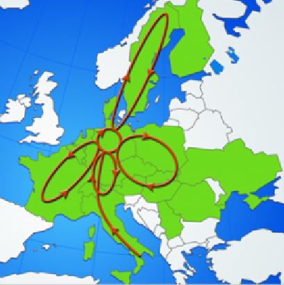Zulassung der LL-Verbundstoffbremssohle - Der Praxistest wurde mit dem Bericht zum Europetrain abgeschlossen Drei Jahre fahren die LL-Sohlen durch Europa Projektziel: Prüfen des Radverschleißes der