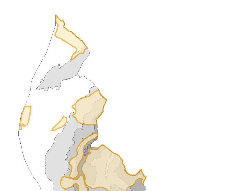 Areal eines markierten Rothirsches Kernlebensräume Schalenwild Verbreitung des Rehwildes Areal Areal mit