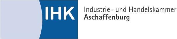 (Absender) Industrie- und Handelskammer Aschaffenburg Kerschensteinerstraße 9 63741 Aschaffenburg Antrag auf Eintragung als Immobiliardarlehensvermittler in das Vermittlerregister nach 34i Absatz 8 i.