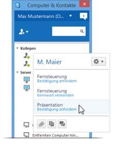 Effektives Arbeiten durch vielfältige Funktionen TeamViewer liefert die optimalen Bedingungen für Ihre Meetings und Präsentationen Planen und organisieren Sie Ihre Meetings im