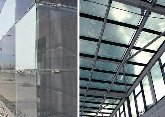 Amorphous Silizium transparent, Wand und Dach, Photos Copyright by Onyx Solar Solarwall SA als Partner Solarwall wurde im Juni 2014 von Pierre Olivier Cuche gegründet.