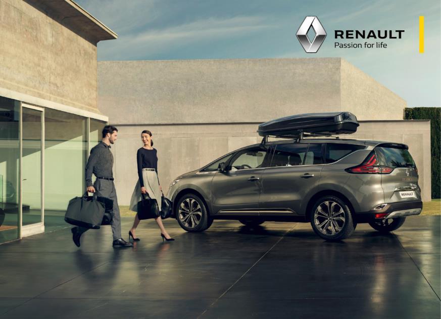 Renault ESPACE Zubehör-Preisliste Gültig ab: 13.11.2017 DESIGN Teilenummer UVP* Leichtmetallräder 20" B32 Himalaya-Grau voll-poliert (im Satz) 77 11 000 315 1.