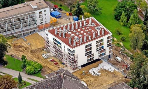 Das größte aktuelle Projekt ist die Grüne Mitte Linz, Luftbild: