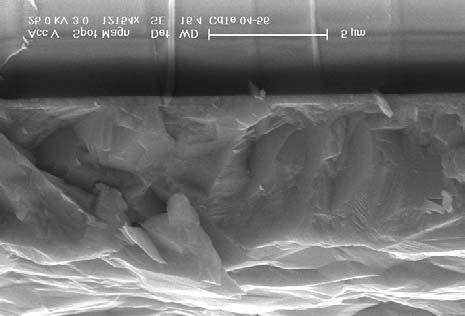 1.3. F & E BEDARF VON CdTe-DÜNNSCHICHTSOLARZELLEN 7 HREM Querschnitt Schematisches Diagramm metallischer Rückkontakt - 250 nm Te-20nm CdTe-8µm CdS - 150 nm SnO2-30nm ITO - 240 nm Glassubstrat