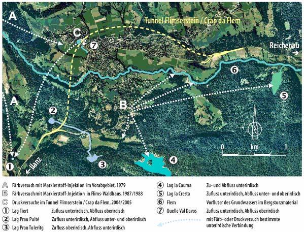 Abb. 5: Übersicht über die Farb- und Druckversuche zum Nachweis des