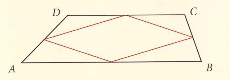 9. Zeigen Sie, dass die Mittelpunkte der Seiten eines beliebigen Vierecks die Eckpunkte eines Parallelogramms bilden. 0.