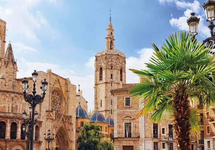 190 Spanien Valencia SPANISCHES FLAIR VALENCIA Valencia ist nicht umsonst ein beliebtes Ferienziel: Die spanische Mittelmeerstadt lockt mit einem riesigen Freizeitangebot, jungen Bewohnern und einem