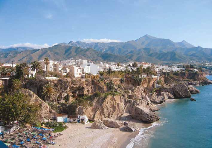 192 Spanien Nerja DIE KLEINE PERLE NERJA Die kleine idyllische Stadt liegt an der schönen Costa del Sol.