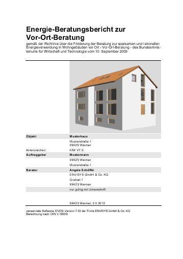 Gemeindeberatung Gemeindeeigene Liegenschaften Energetische Beurteilung von Gebäudehülle und haustechnischen