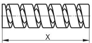 7.3.9 Hüllbedingung für Wellen Die Kombination der Einträge und ist für Wellen gleichbedeutend mit dem Massmerkmal. Masseintrag (X) Grenzmasse Zeichnung ø9.2 +0.2-0.5 Oberes: 9.4 Unteres: 8.