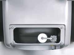 Motor und Hochdruckpupe liegen gut geschützt i Rahen und sind dait vor Einwirkungen von außen weitgehend abgeschirt.