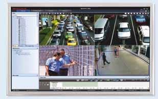 steigern. MAXPRO VMS hat ebenfalls die Active Alert Video Analyse Software integriert, welche unerwünschte Alarme unterdrückt und zuverlässig Video Alarme erkennt.